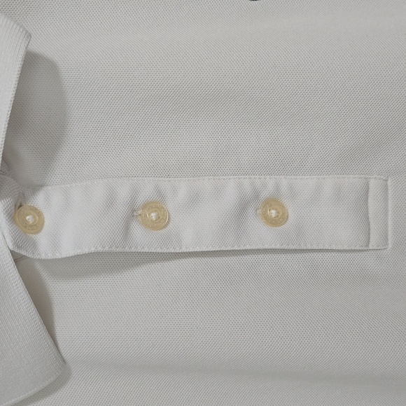 Masters Tech Mens XL Masters White Polo Shirt with Embroidered Logo - Picture 5 of 11